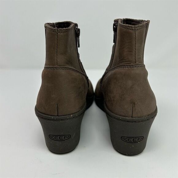 Keen Women's Zurich Brown Wedge Ankle Boots Size 9.5 Casual Comfort Fall - Picture 8 of 14
